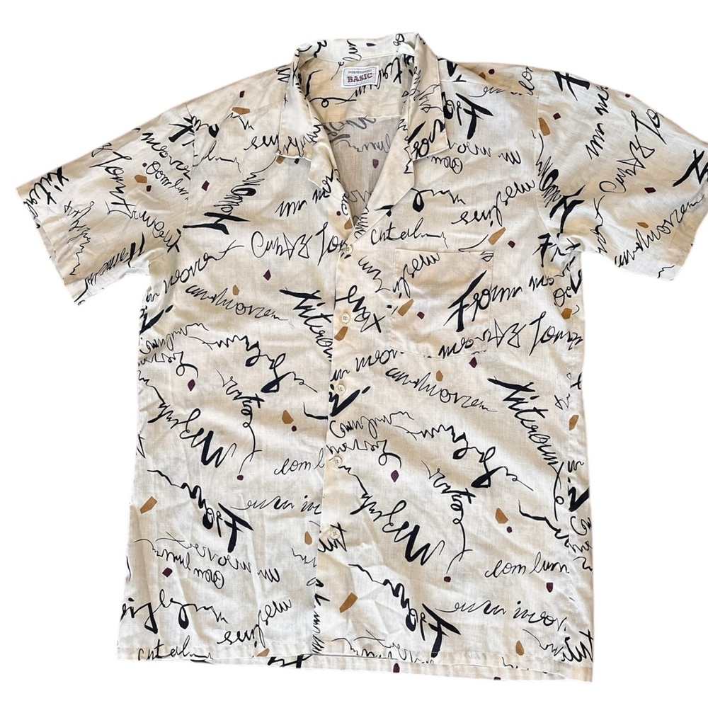 Independently Basic Vtg 90’s Graffiti Script Butt… - image 3